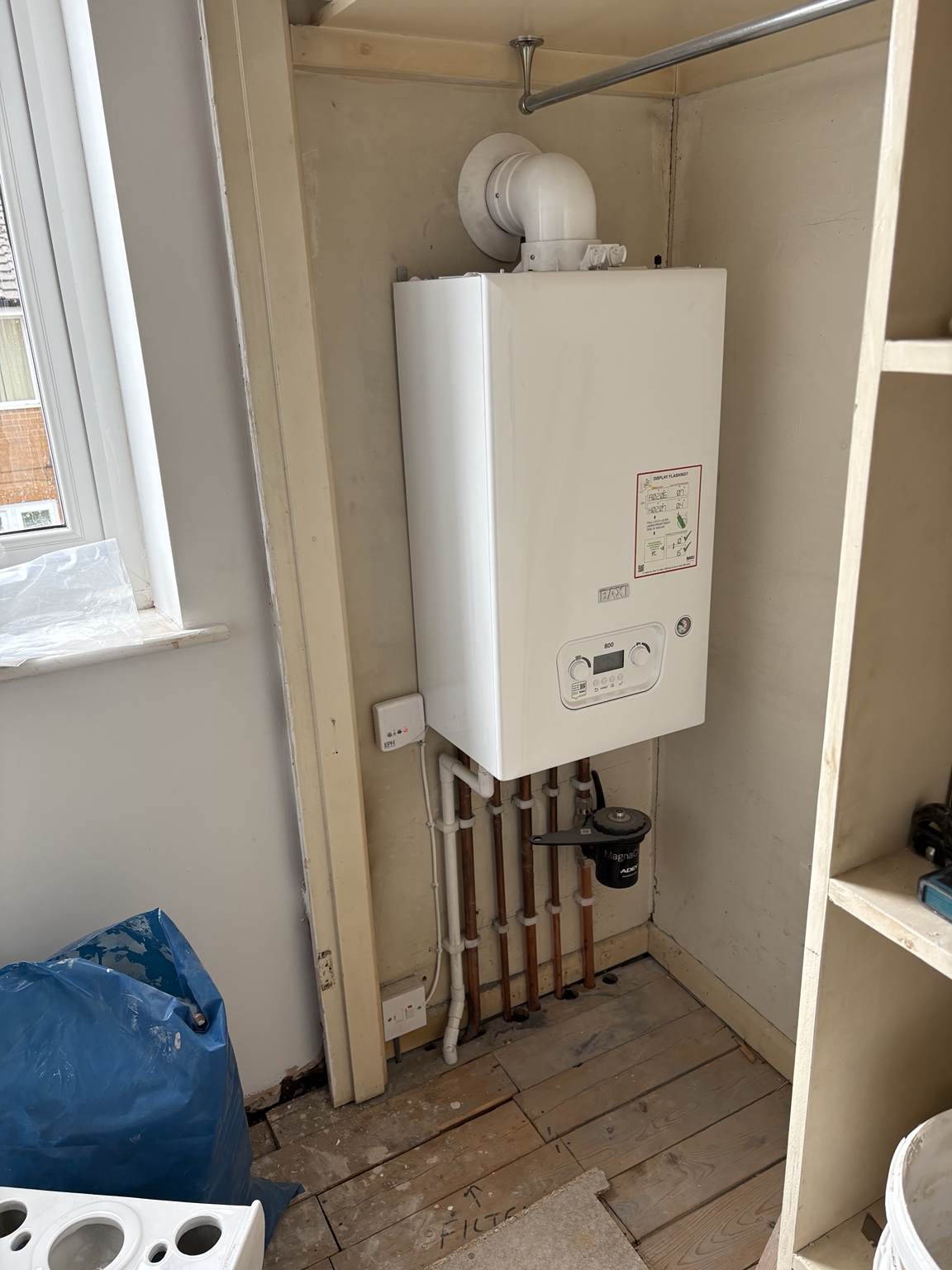JMB boiler installation