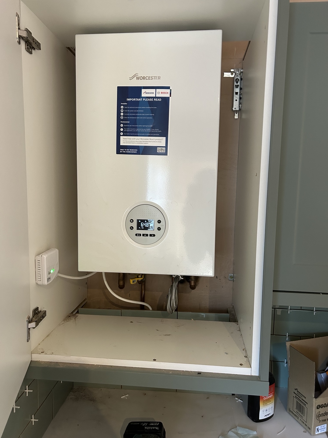 JMB boiler installation